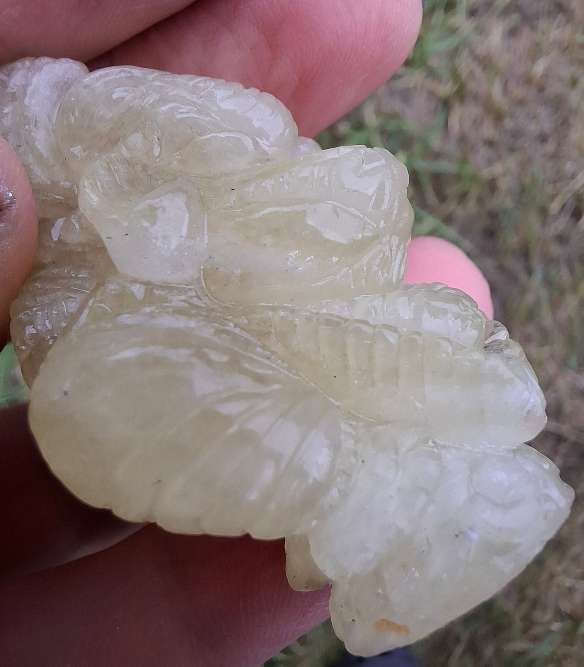 Libyan Desert Glass GANESHA craving, 31.21g, Tektite (Ref: Ganesha2)
