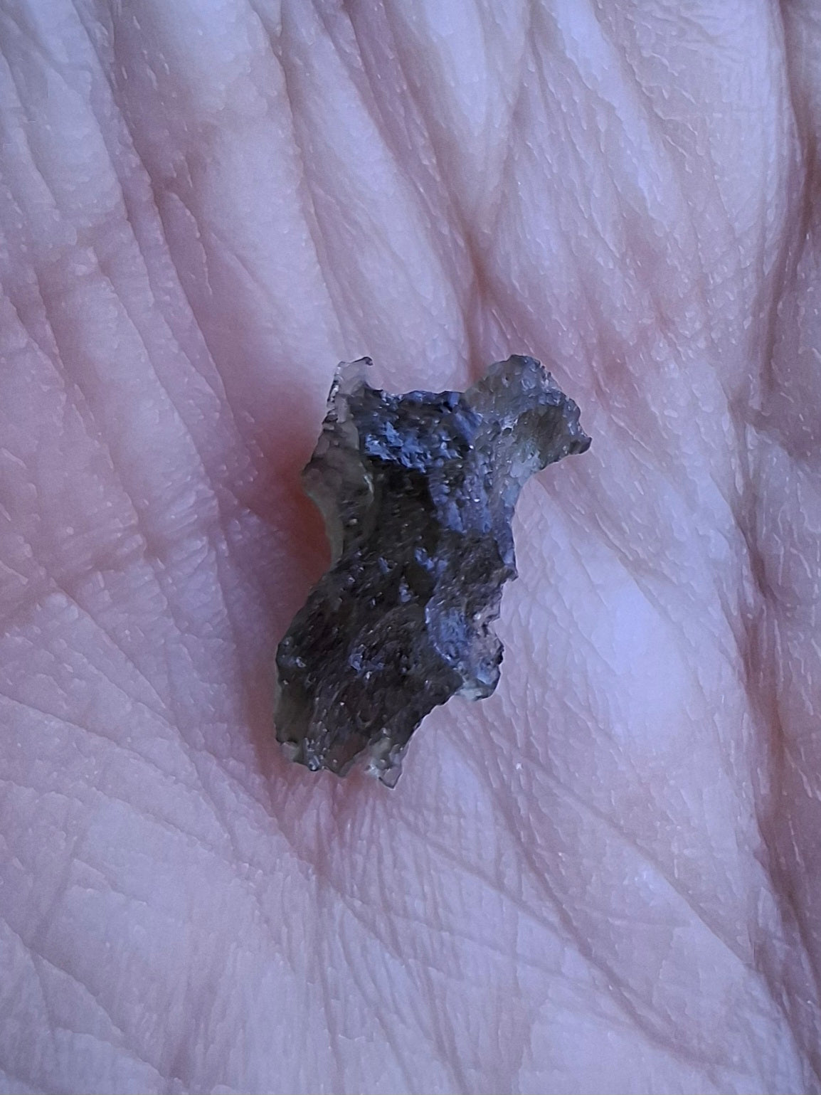 Moldavite small Piece, 0.34g, Tektite (Ref: 1476)