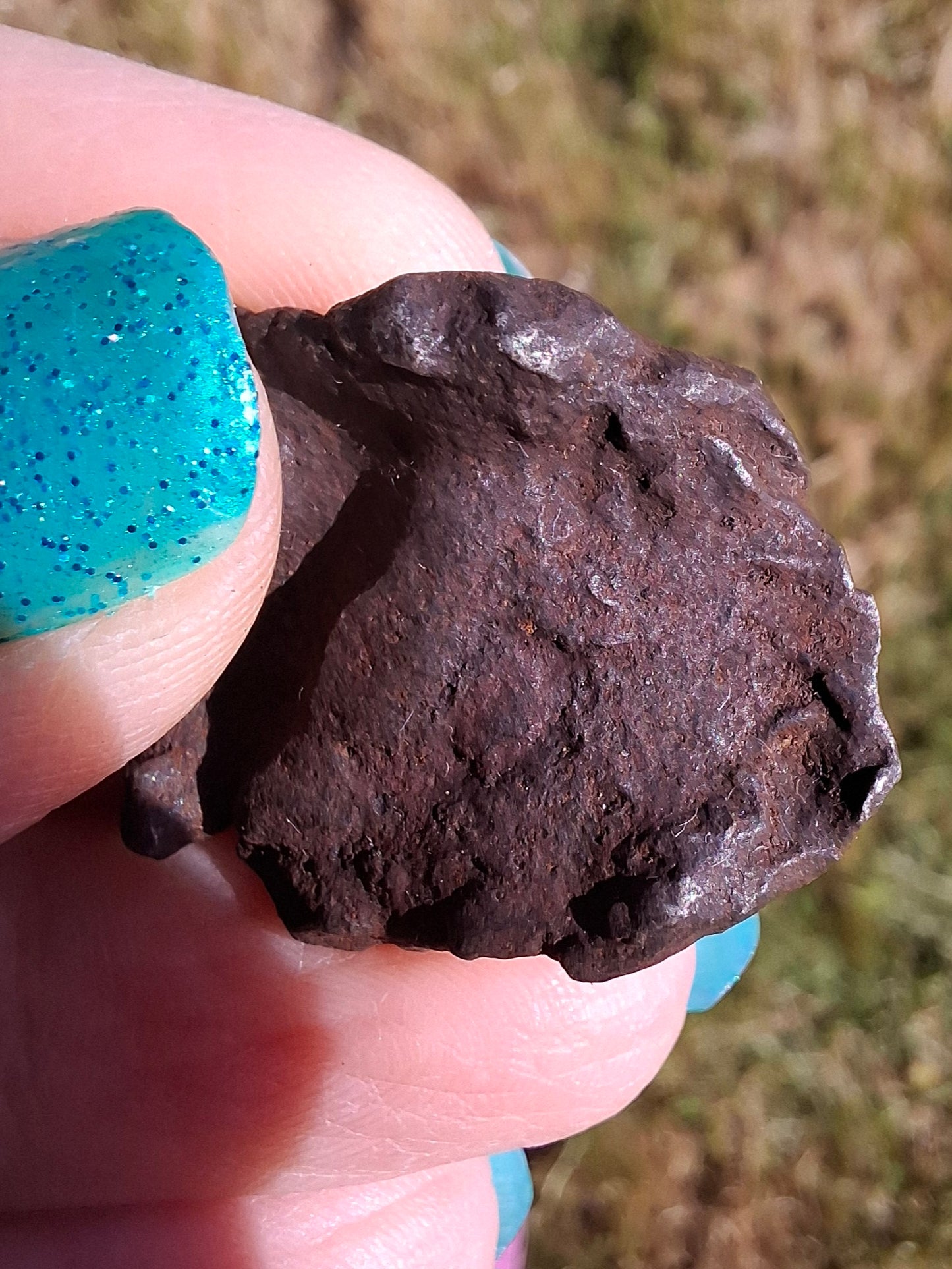 Gebel Kamil Iron Meteorite, 21.40g (Ref: K35)