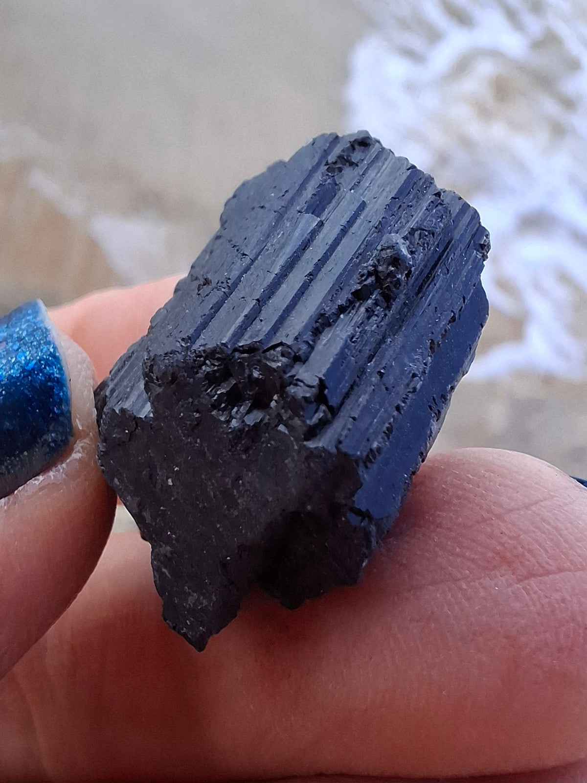 Black Tourmaline RAW, 11.70g, Crystal (Ref: RBT6)