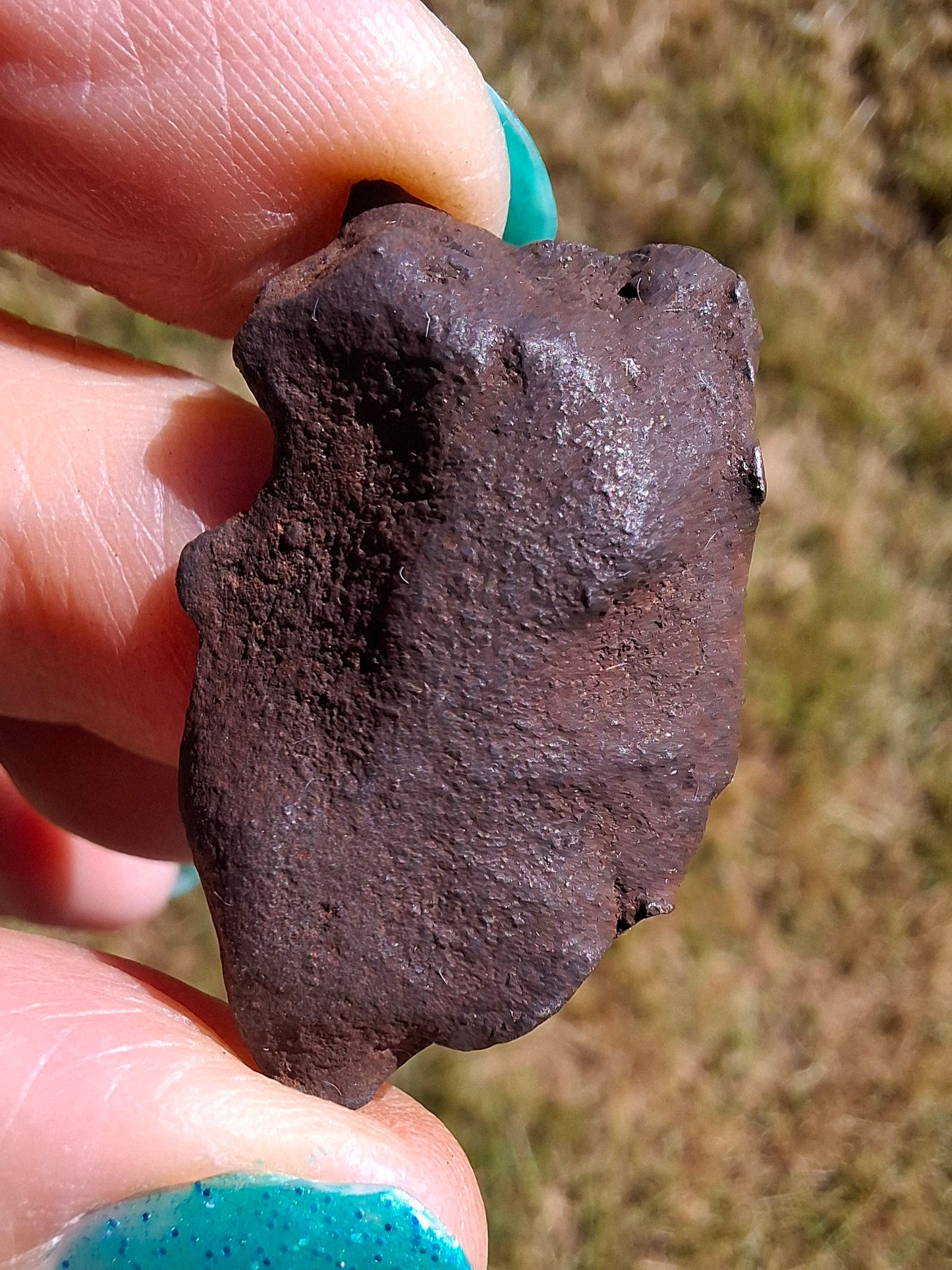 Gebel Kamil Iron Meteorite, 17.54g (Ref: K49)