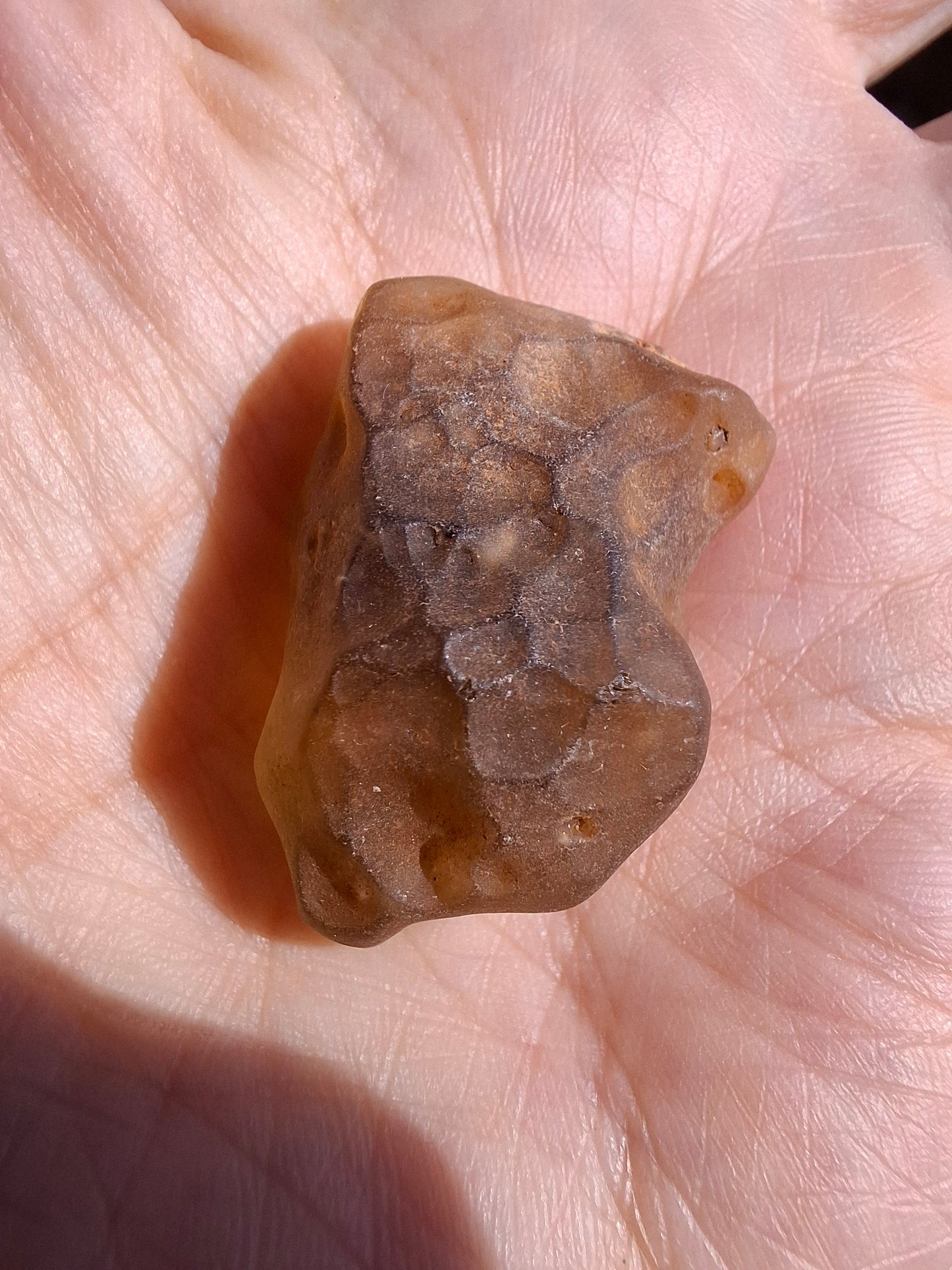 Libyan Desert Glass (darker) Piece, 10.25g, Tektite (Ref: L1368)