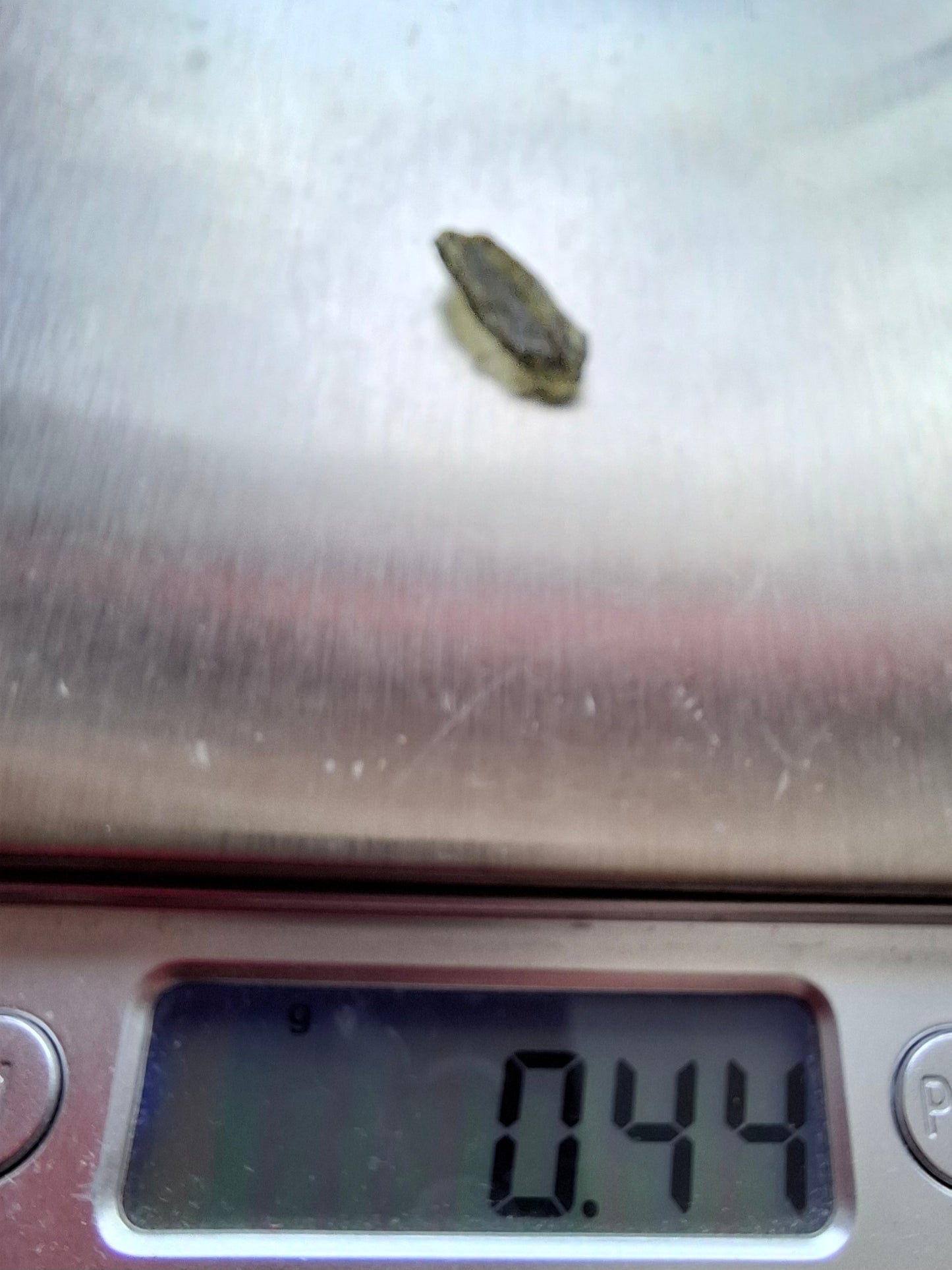 Moldavite Piece, 0.44g, Tektite (Ref: 1420)