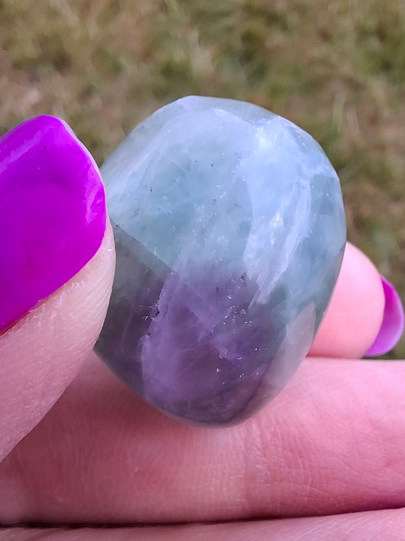 Fluorite, Tumble Stone, Crystal (Ref: T51)