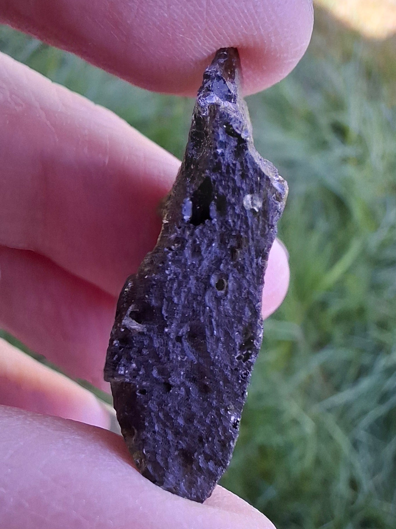 Moldavite Piece, JAKULE, 7.00g, Tektite (Ref: 1376)