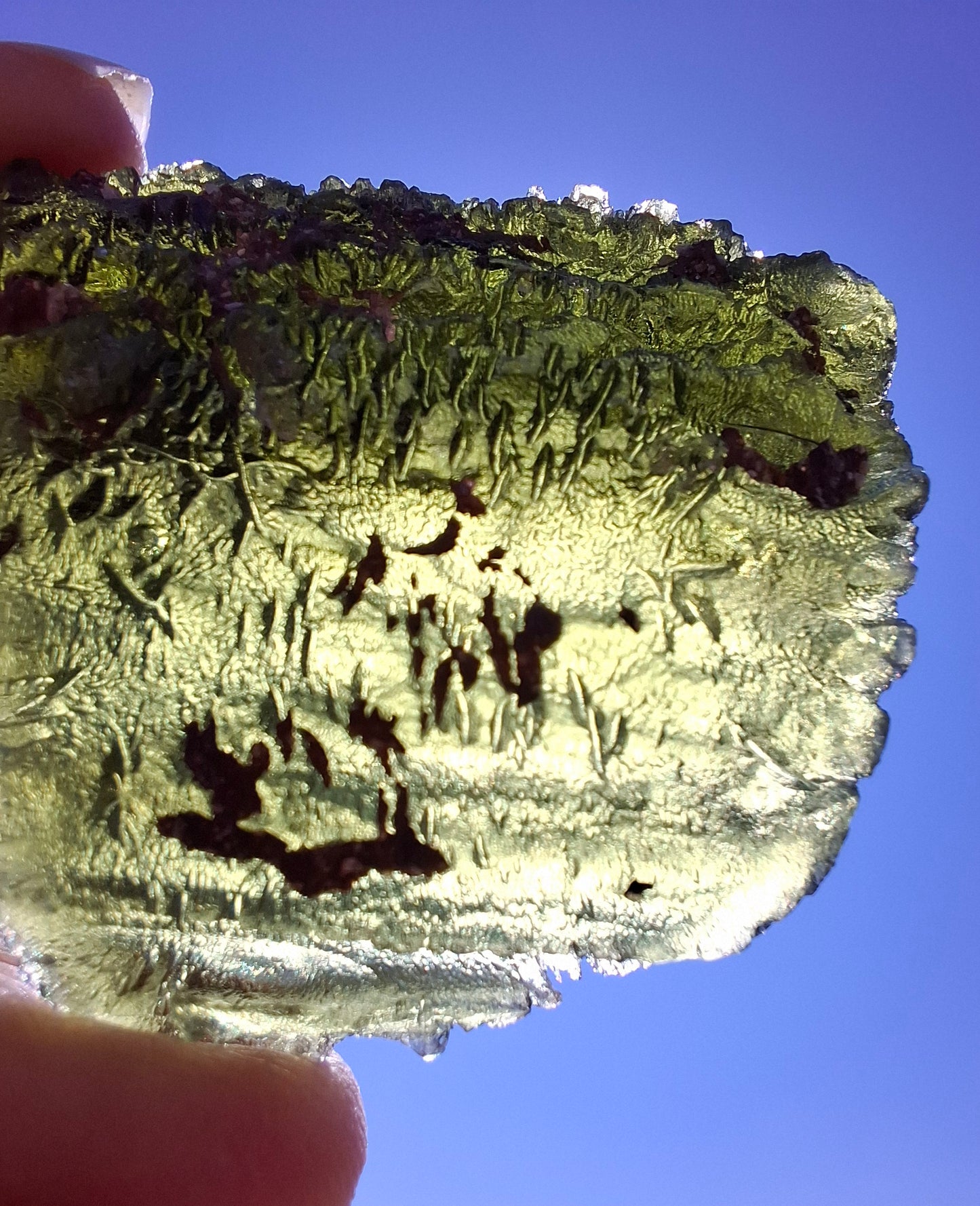 Moldavite Piece, NOVA HOSPODA, 18.15g, Tektite (Ref: 1041)