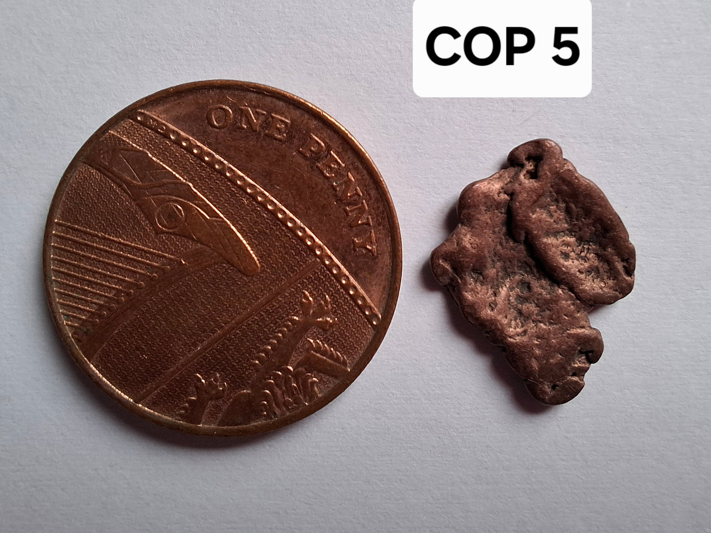 Native Copper Nugget, 1.00g, (Ref: COP5)