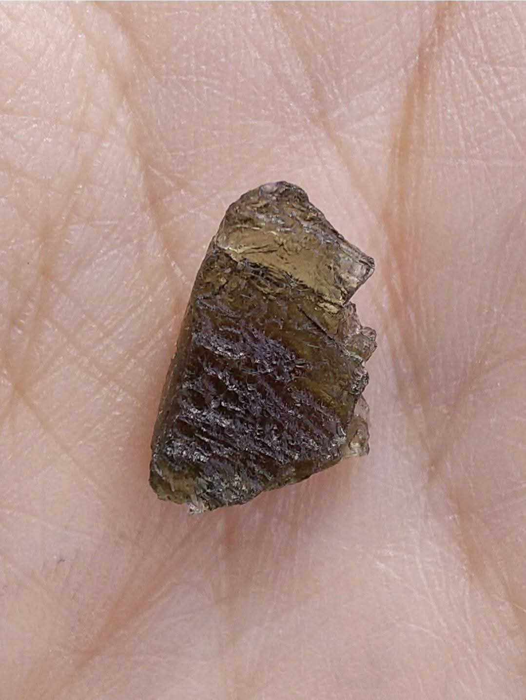 Moldavite Piece, NESMEN LES, 0.62g, Tektite (Ref: 840)