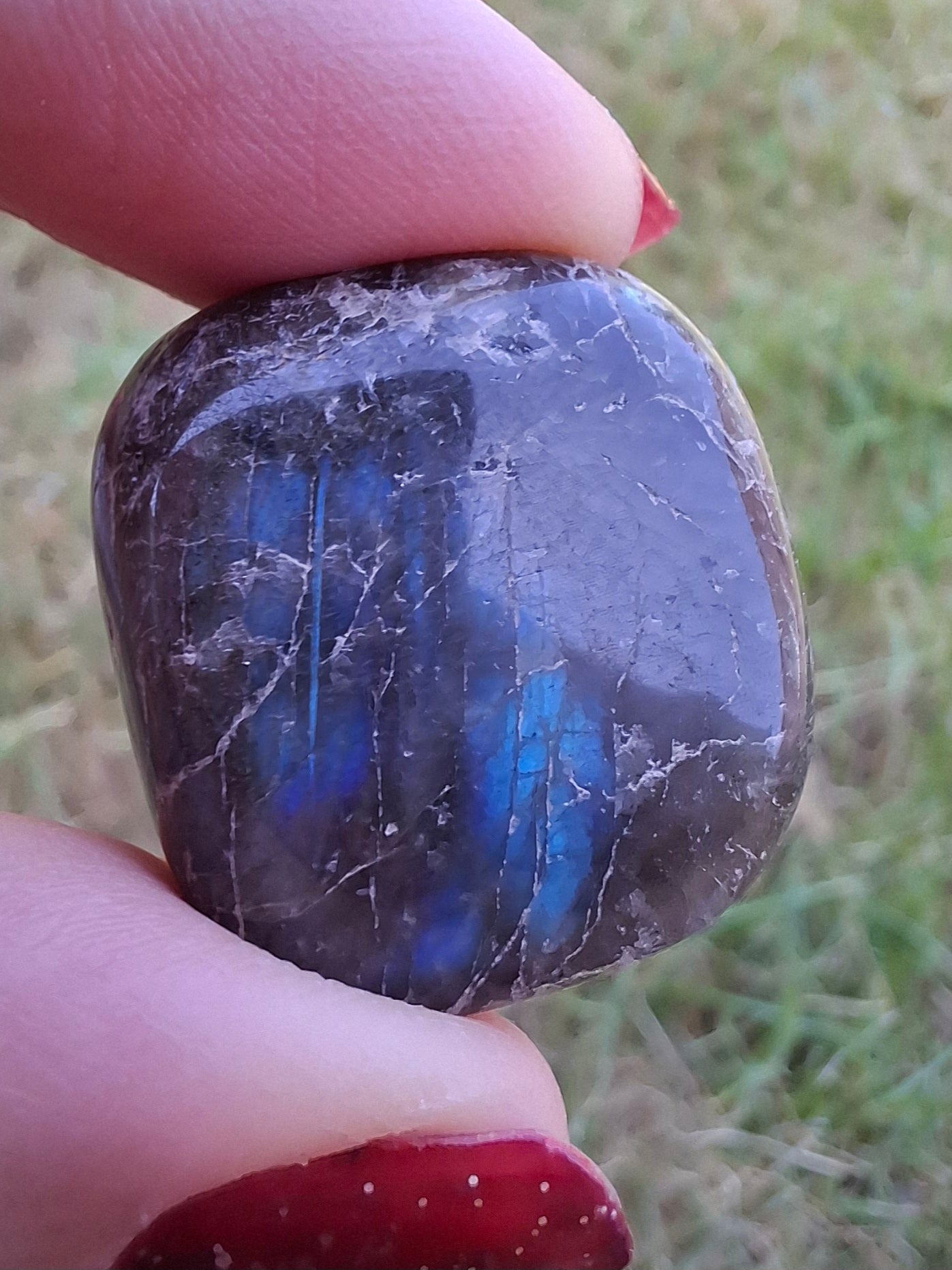 Labradorite, Tumble Stone, Crystal (Ref: T214)