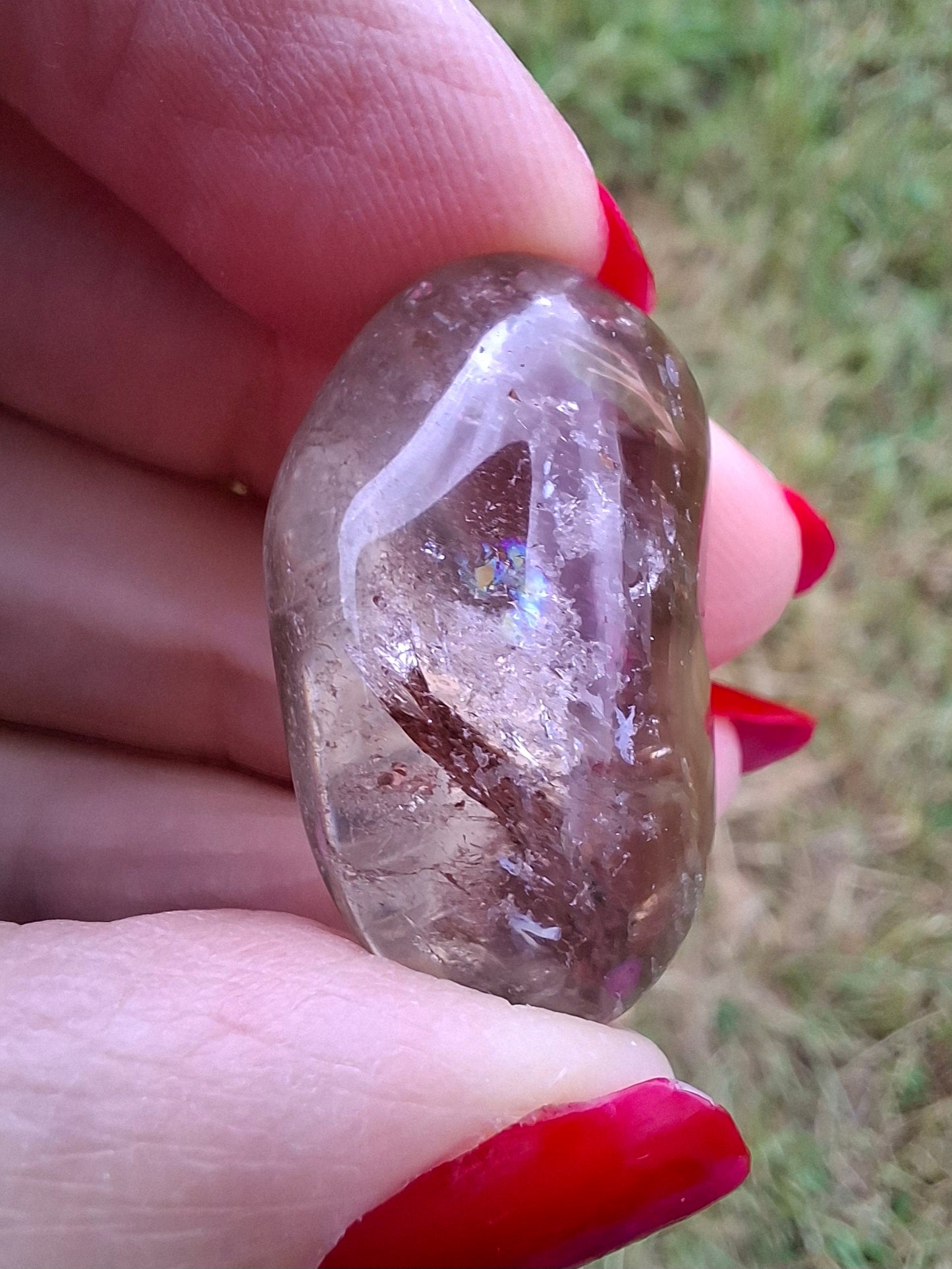 Smoky Quartz, Tumble Stone, Crystal 🌈 (Ref: T103)