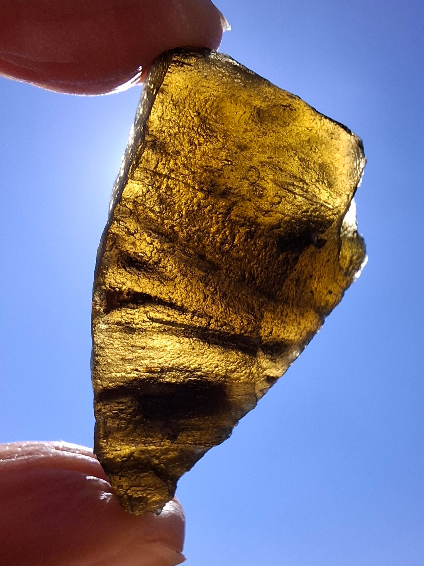 Moldavite Piece, JAKULE, 11.71g, Tektite (Ref: 1173)