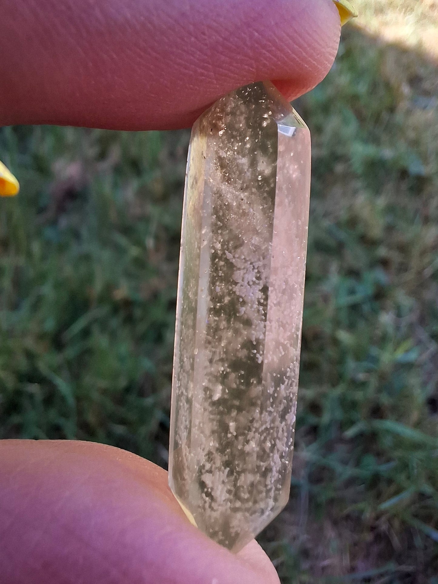 Libyan Desert Glass DT Carving, 3.94g, Tektite (Ref: LDT5)