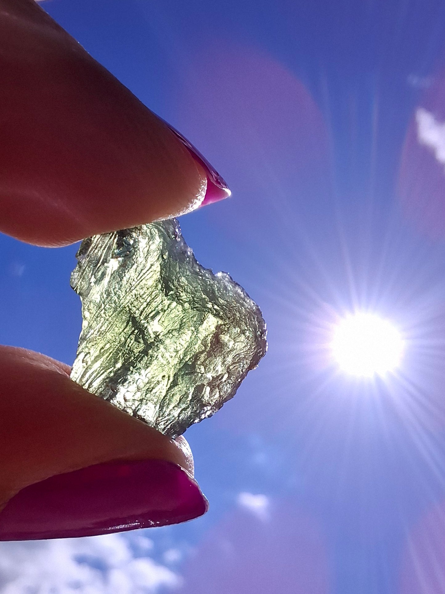 Moldavite Piece, 1.92g, Tektite (Ref: 1426)