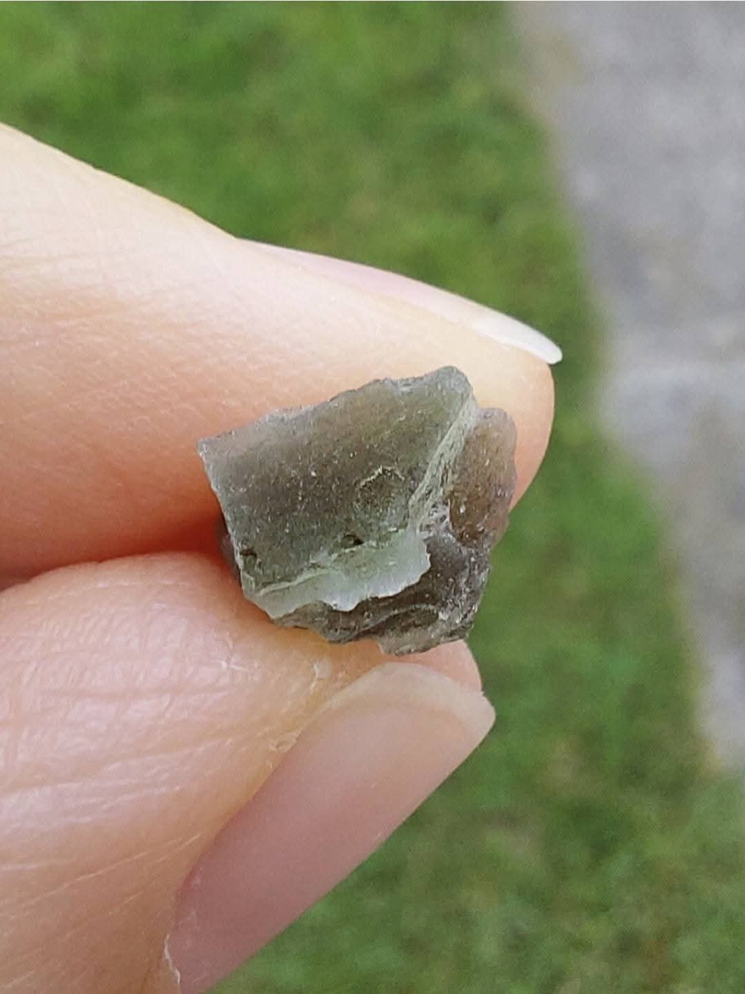 Moldavite Piece, 0.54g, Tektite (Ref: E255)