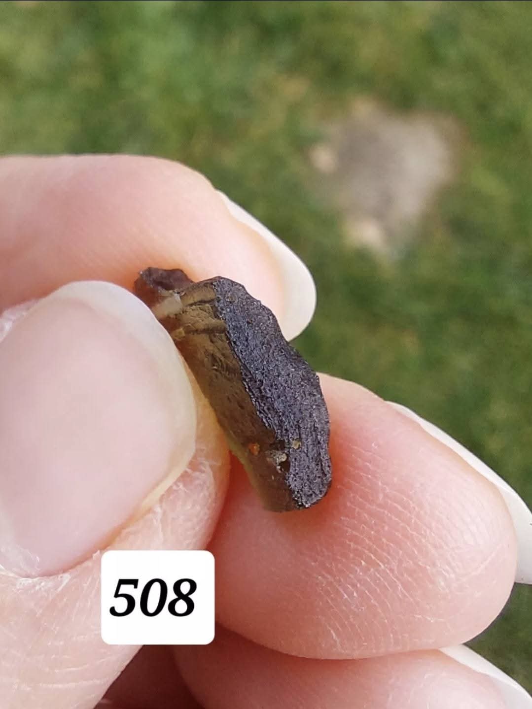 Moldavite Piece, 0.72g, Tektite (Ref: 508)