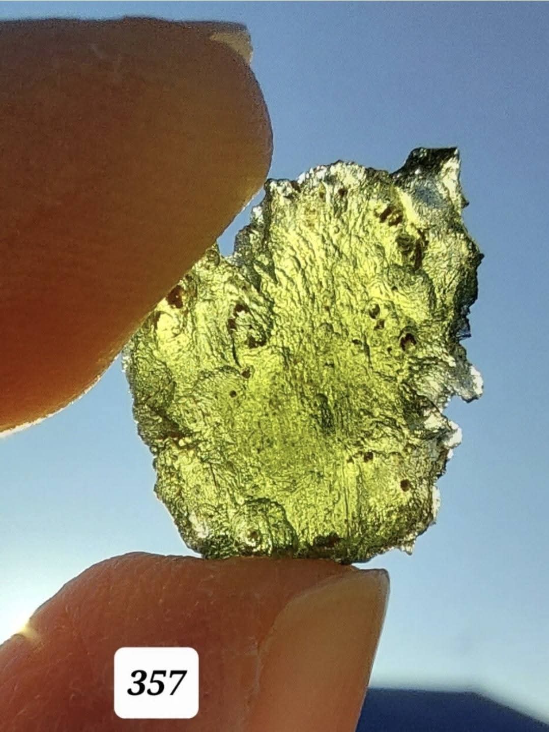 Moldavite Piece, 1.56g, Tektite (Ref: 357)