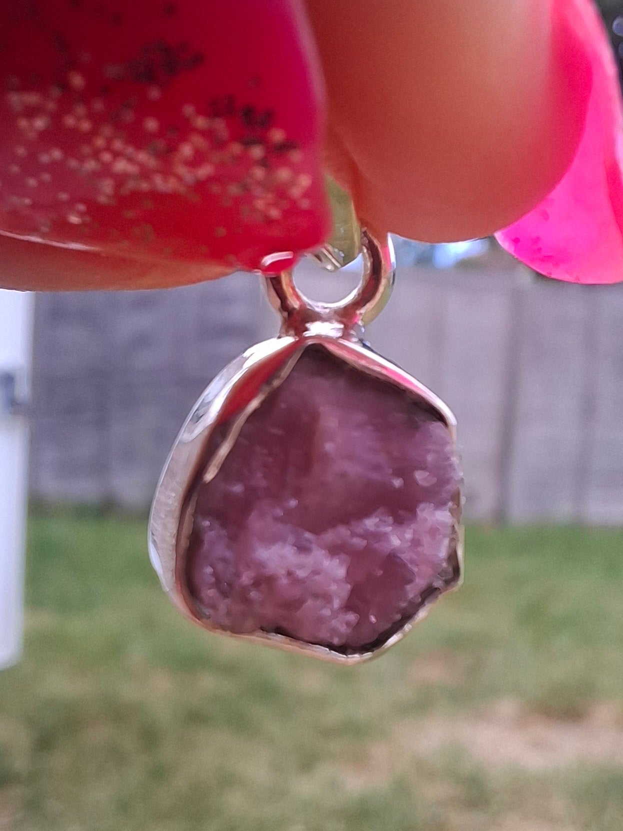 Punk Tourmaline Pendant, 925 Silver, Crystal (Ref: PT9)