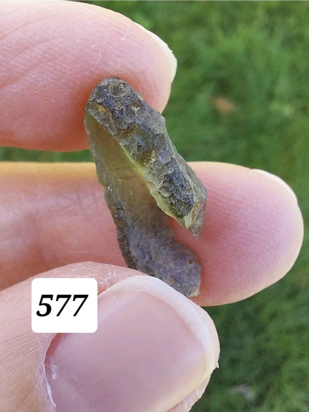 Moldavite Piece, 1.09g, Tektite (Ref: 577)