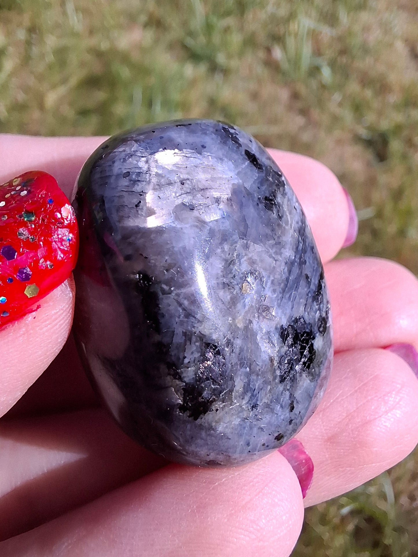 Larvikite, Tumble Stone, Crystal (Ref: T126)