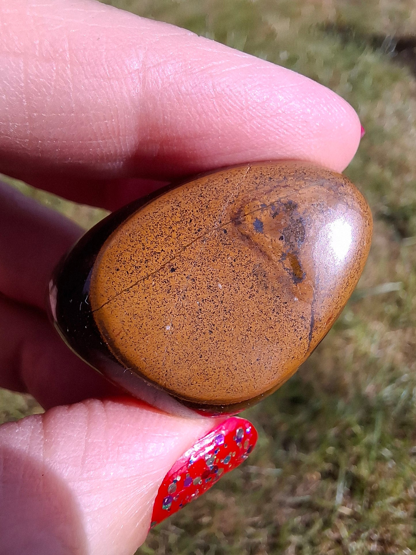 Tigers Eye, Tumble Stone, Crystal (Ref: T134)