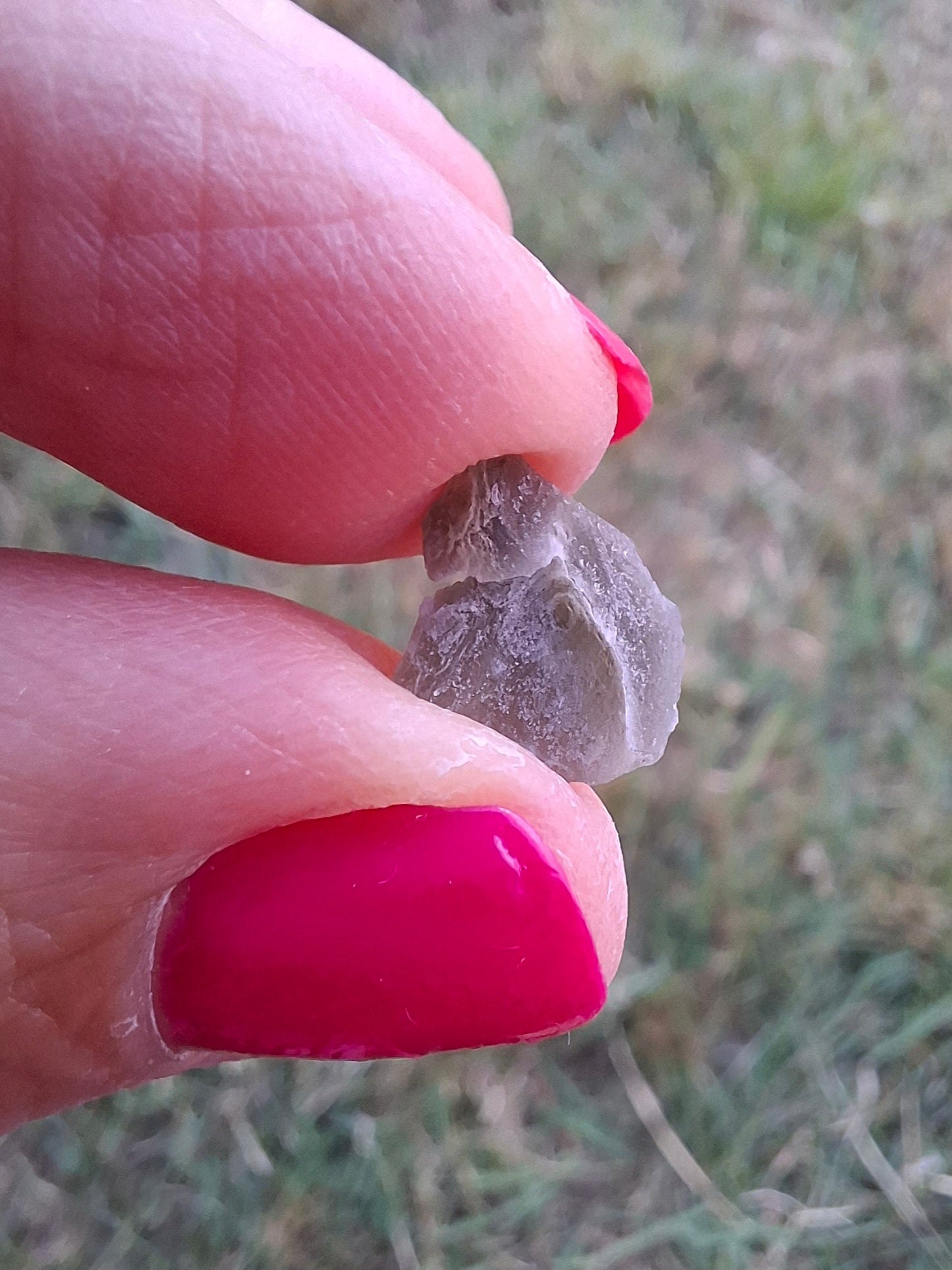 Moldavite Piece, SNOWFLAKE, FROSTED, BRUSNA, 0.31g, Tektite (Ref: 1500)