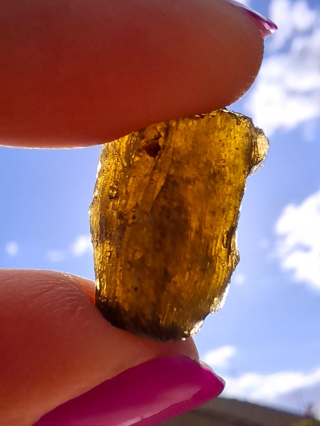 Moldavite Piece, 2.80g, Tektite (Ref: 1432)