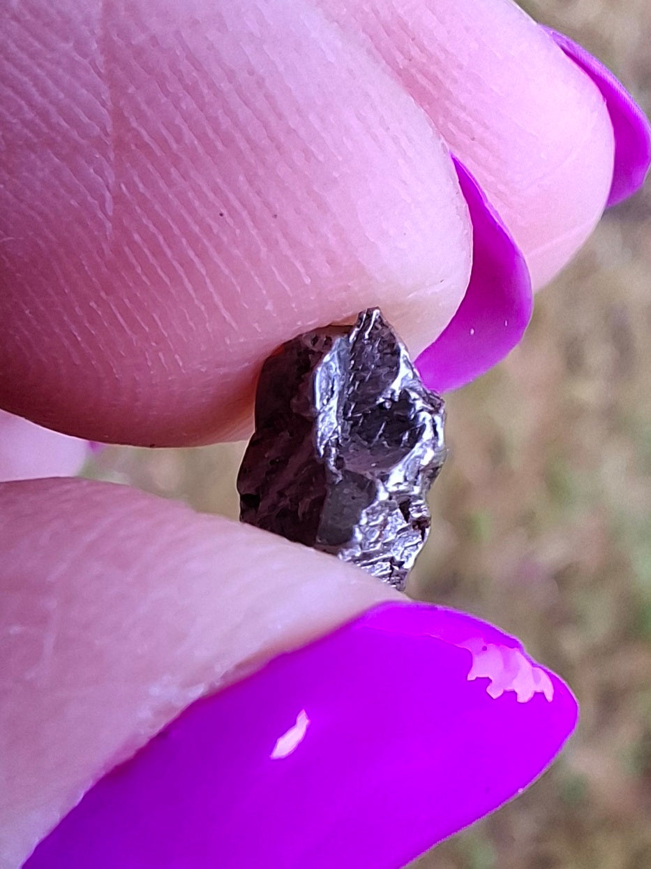 Campo del Cielo, 0.87g, Nickel Iron Meteorite (Ref: C4)