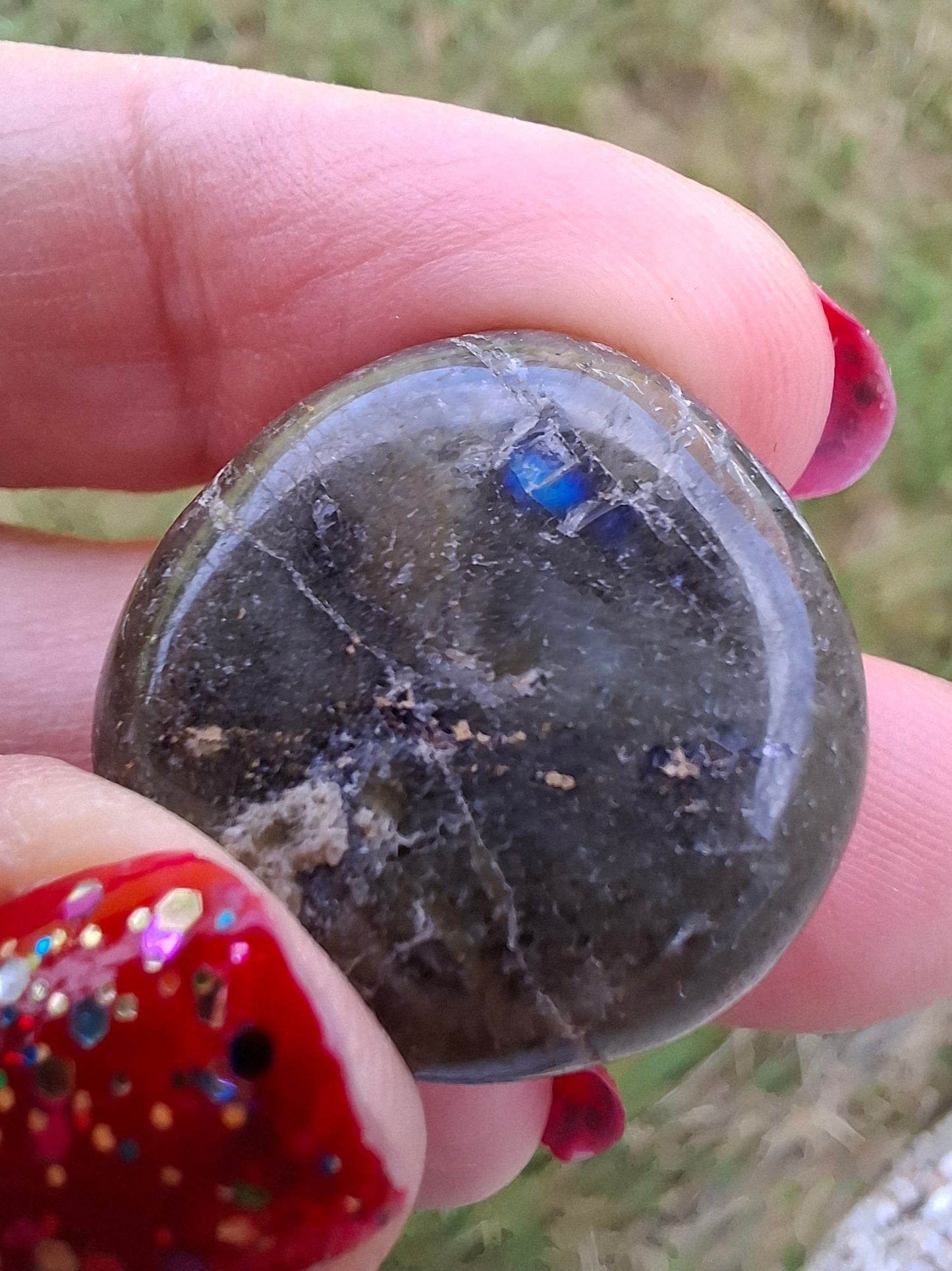 Labradorite, Tumble Stone, Crystal (Ref: T208)