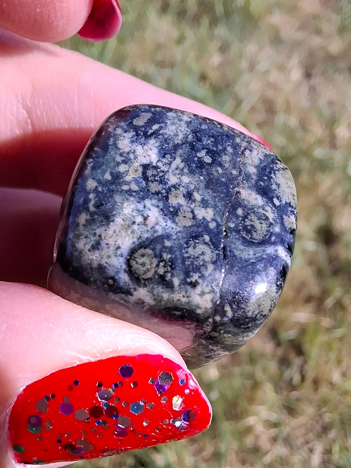 Kambaba Jasper, Tumble Stone, Crystal (Ref: T164)