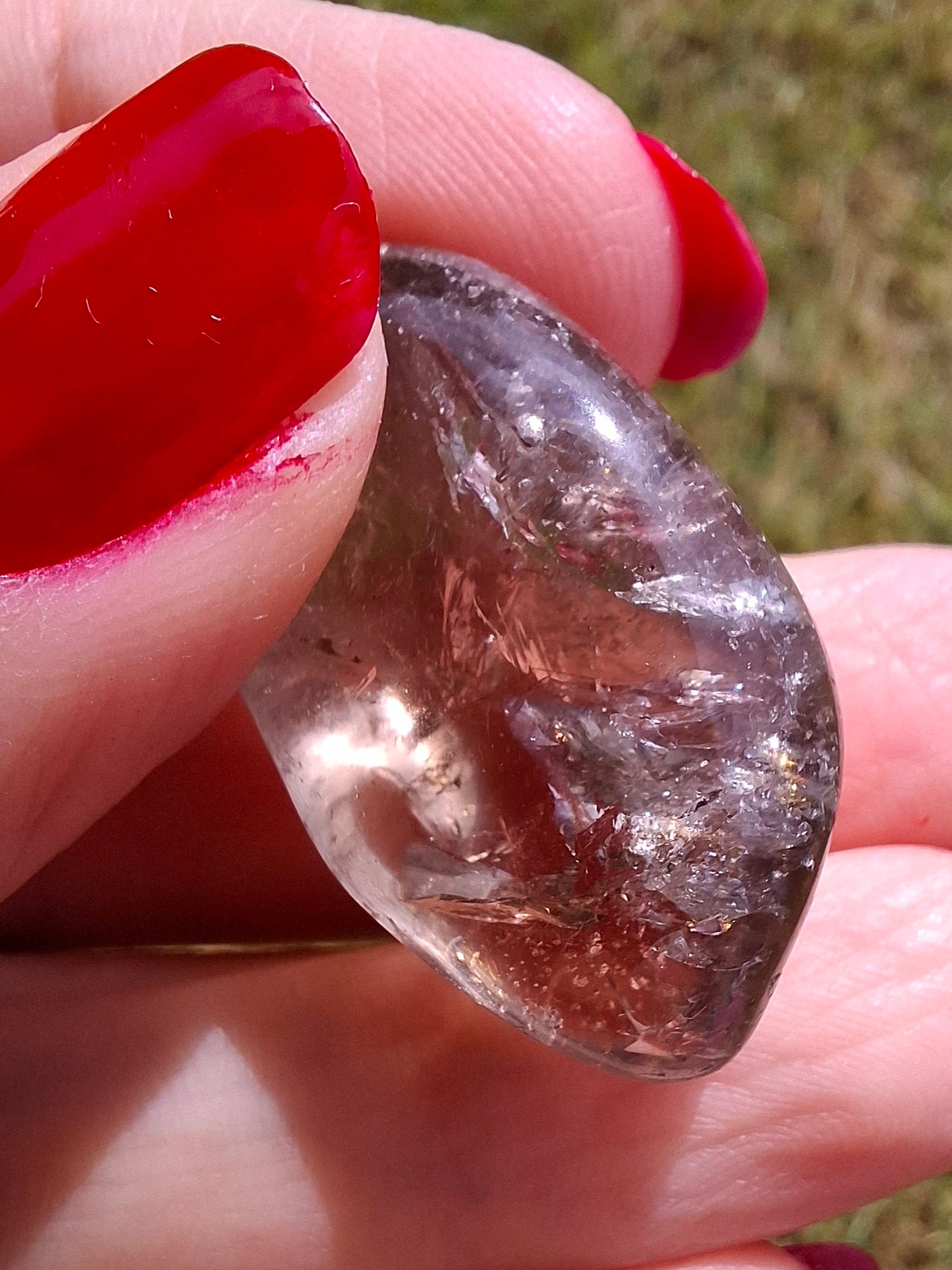 Smoky Quartz, Tumble Stone, Crystal (Ref: T104)