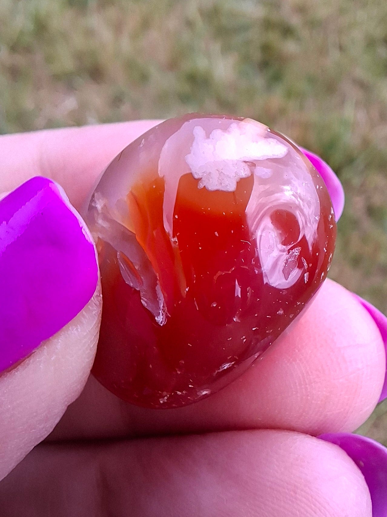 Carnelian, Tumble Stone, Crystal (Ref: T61)