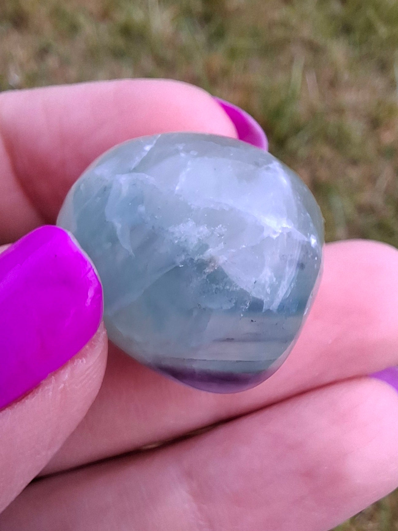 Fluorite, Tumble Stone, Crystal (Ref: T51)