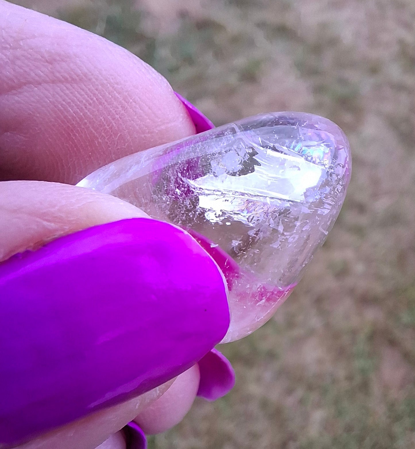 Clear Quartz, Tumble Stone, Crystal (Ref: T32)