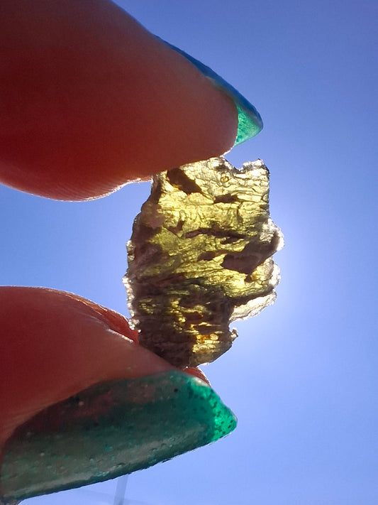 Moldavite Piece, 1.07g, Tektite (Ref: 1422)