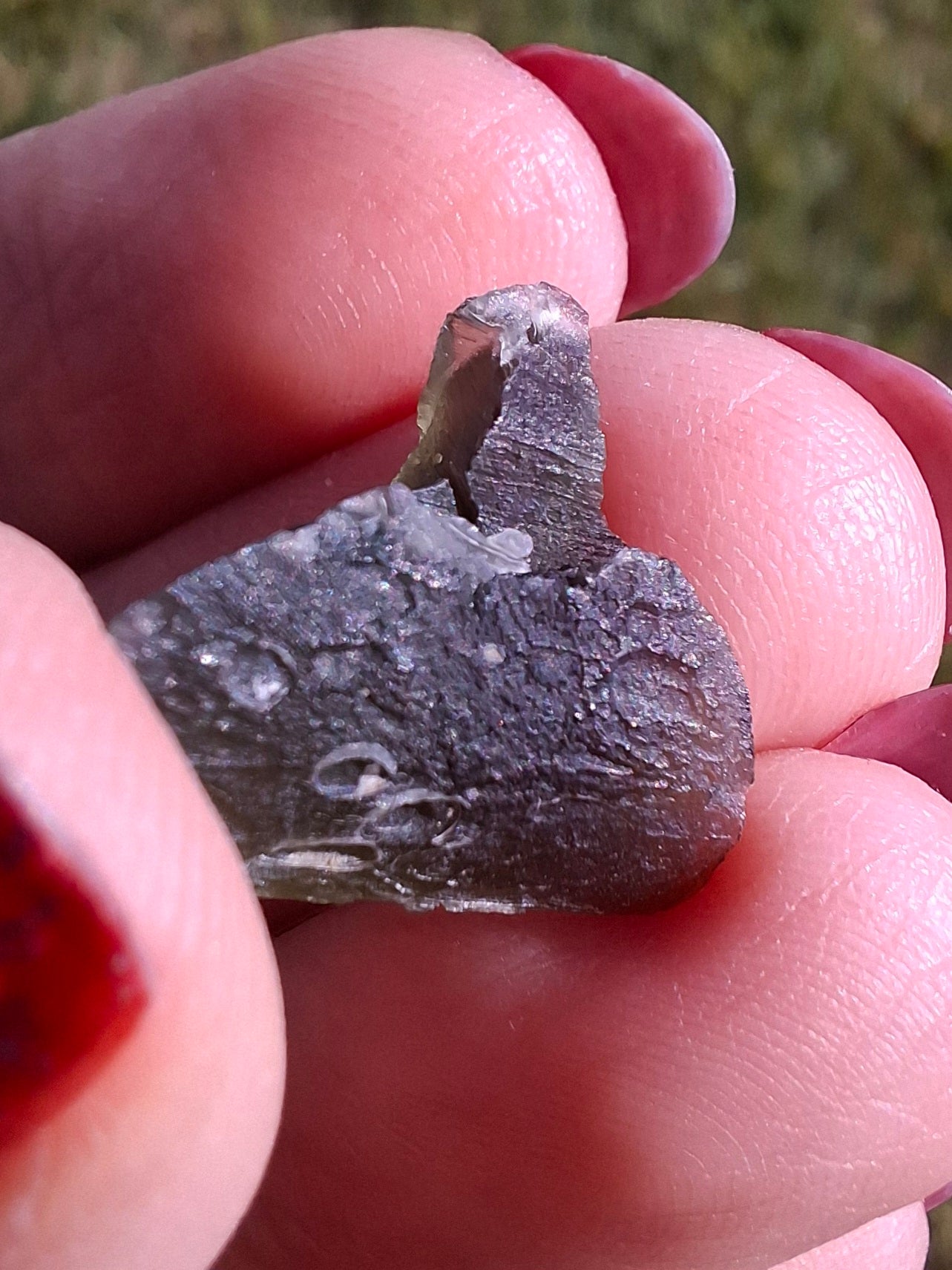Moldavite Piece, 1.68g, Tektite (Ref: 1468)