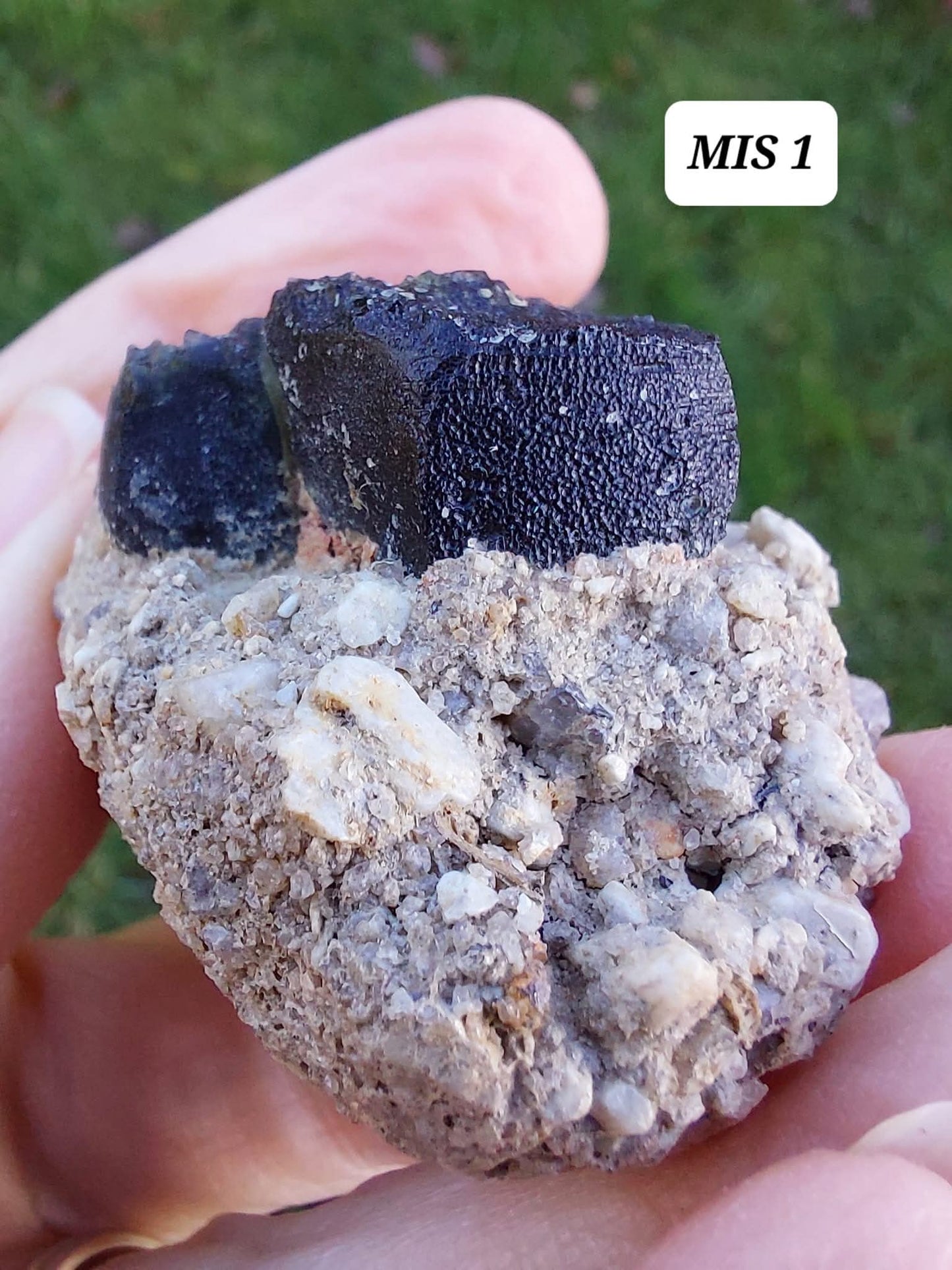Moldavite In-Situ (in matrix), Besednice, Est-13g, Tektite (Ref: MIS1)