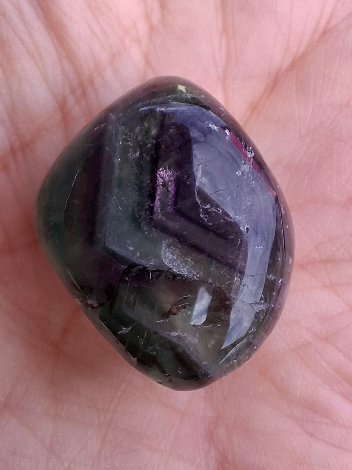 Fluorite, Tumble Stone, Crystal (Ref: T57)