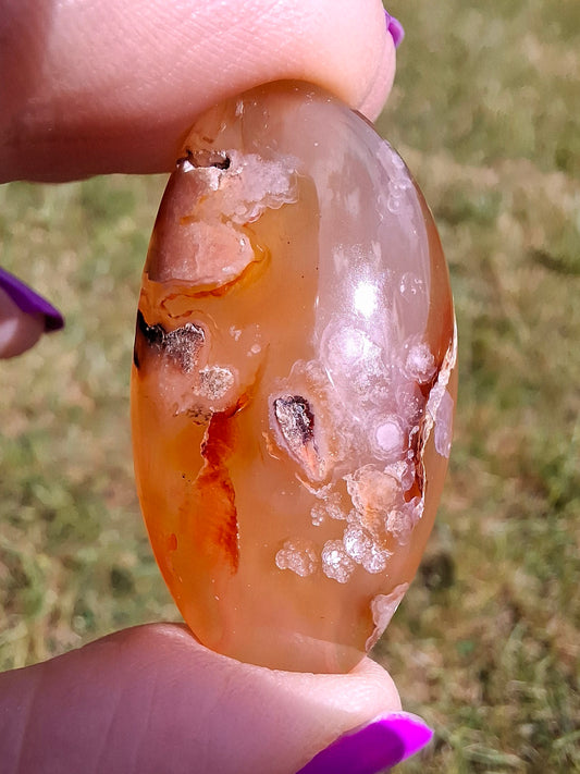 Carnelian, Tumble Stone, Crystal (Ref: T64)