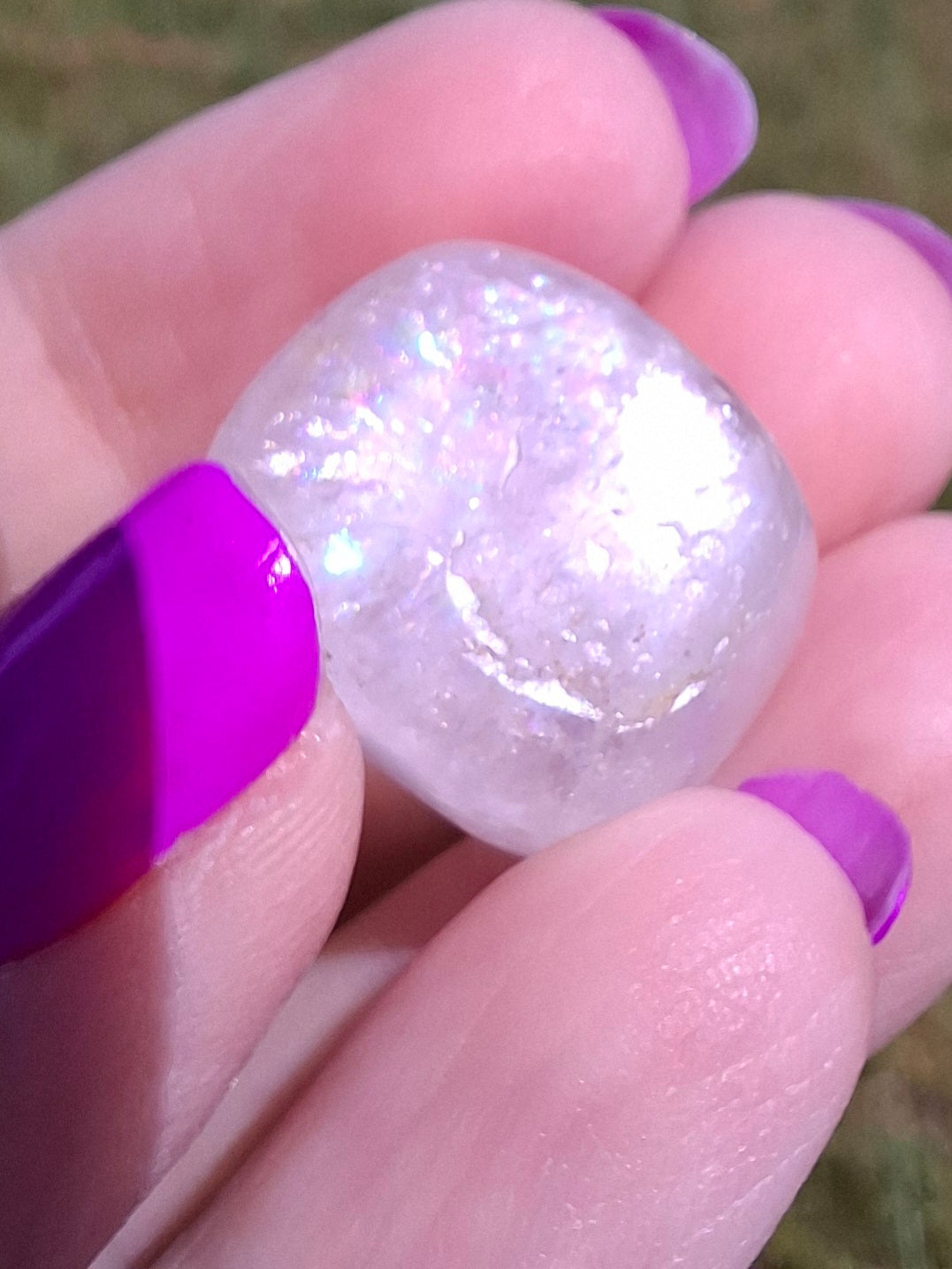 Clear Quartz, Tumble Stone, Crystal 🌈 (Ref: T26)