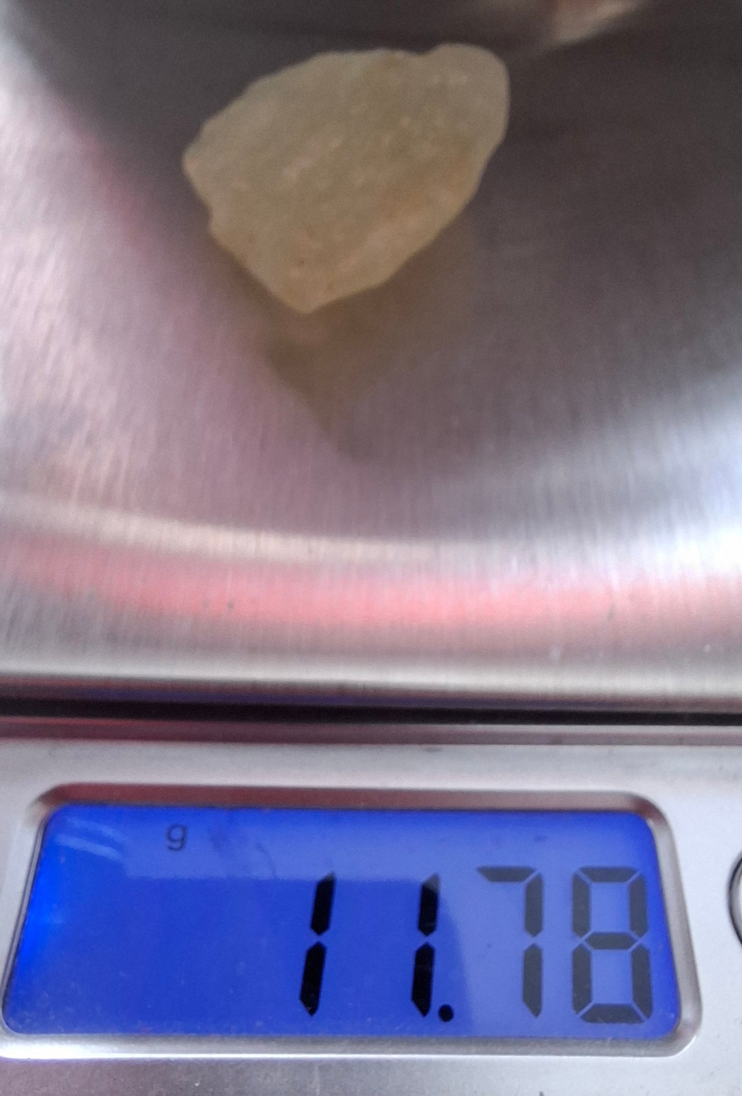 Libyan Desert Glass Piece, 11.78g, Tektite