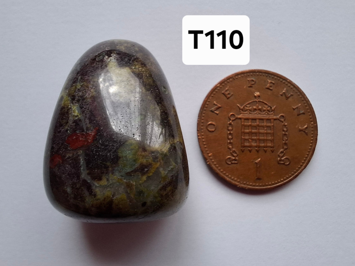 Dragons Blood Jasper, Tumble Stone, Crystal (Ref: T110)