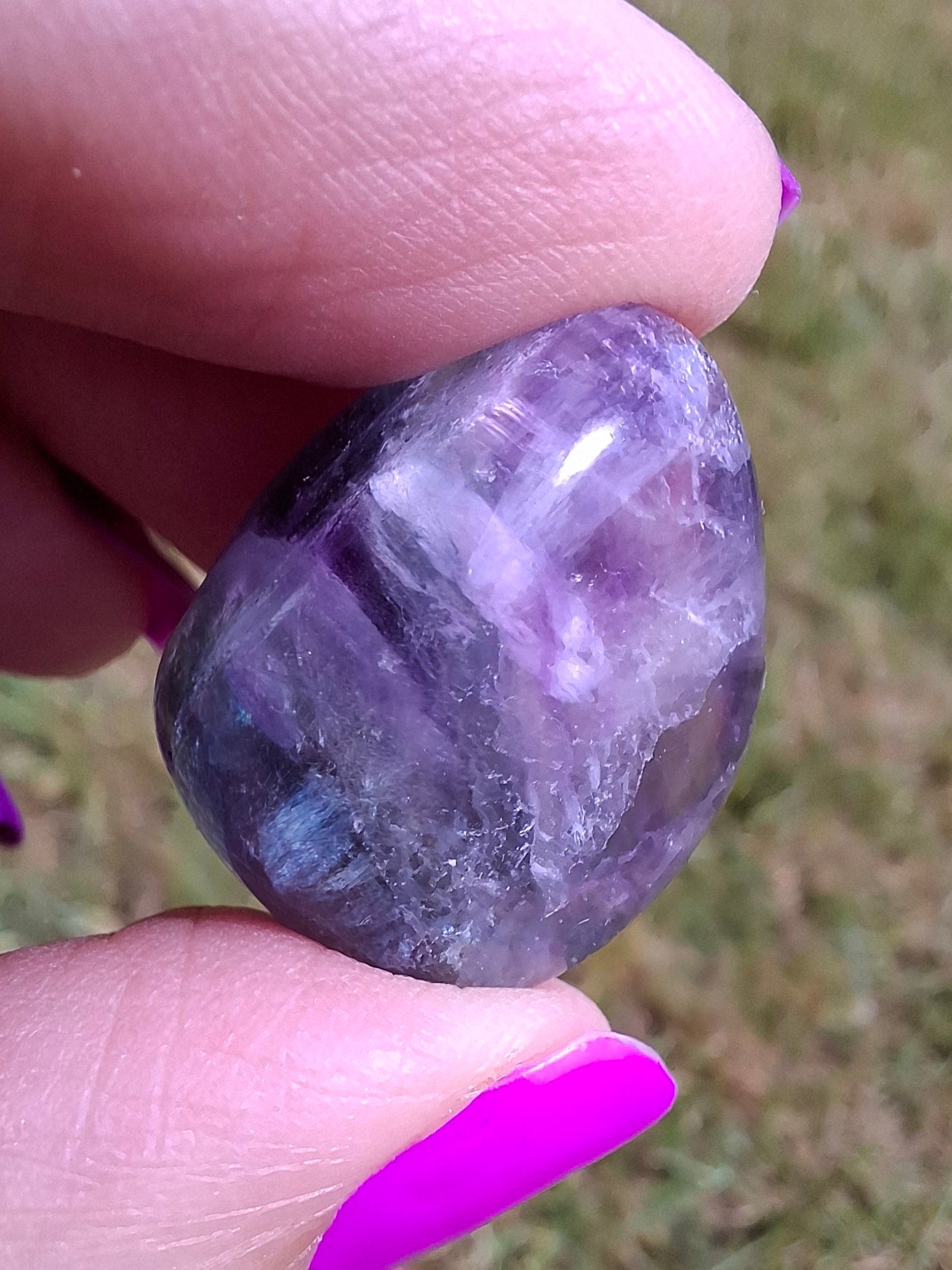 Fluorite, Tumble Stone, Crystal (Ref: T53)