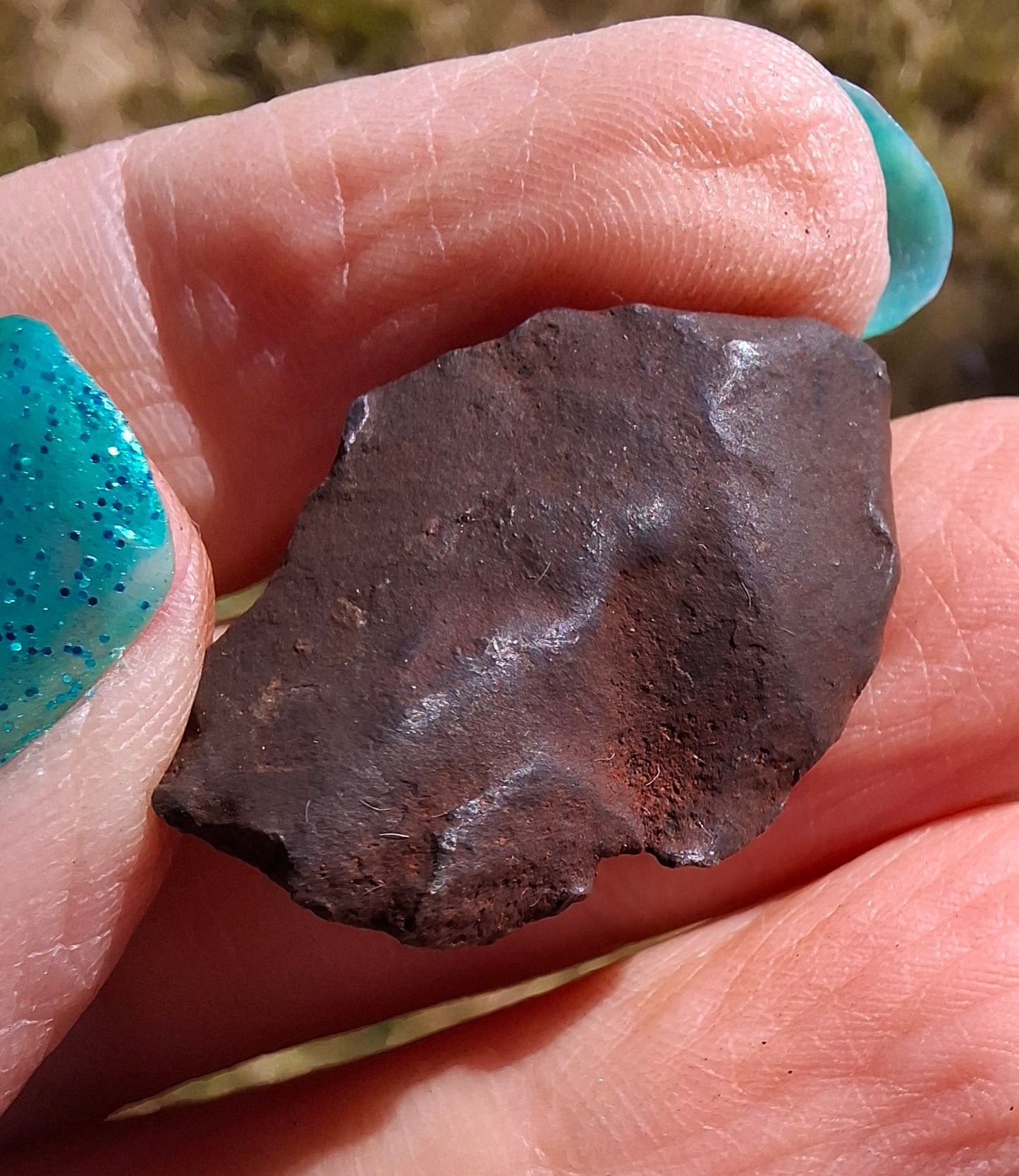 Gebel Kamil Iron Meteorite, 13.55g (Ref: K41)