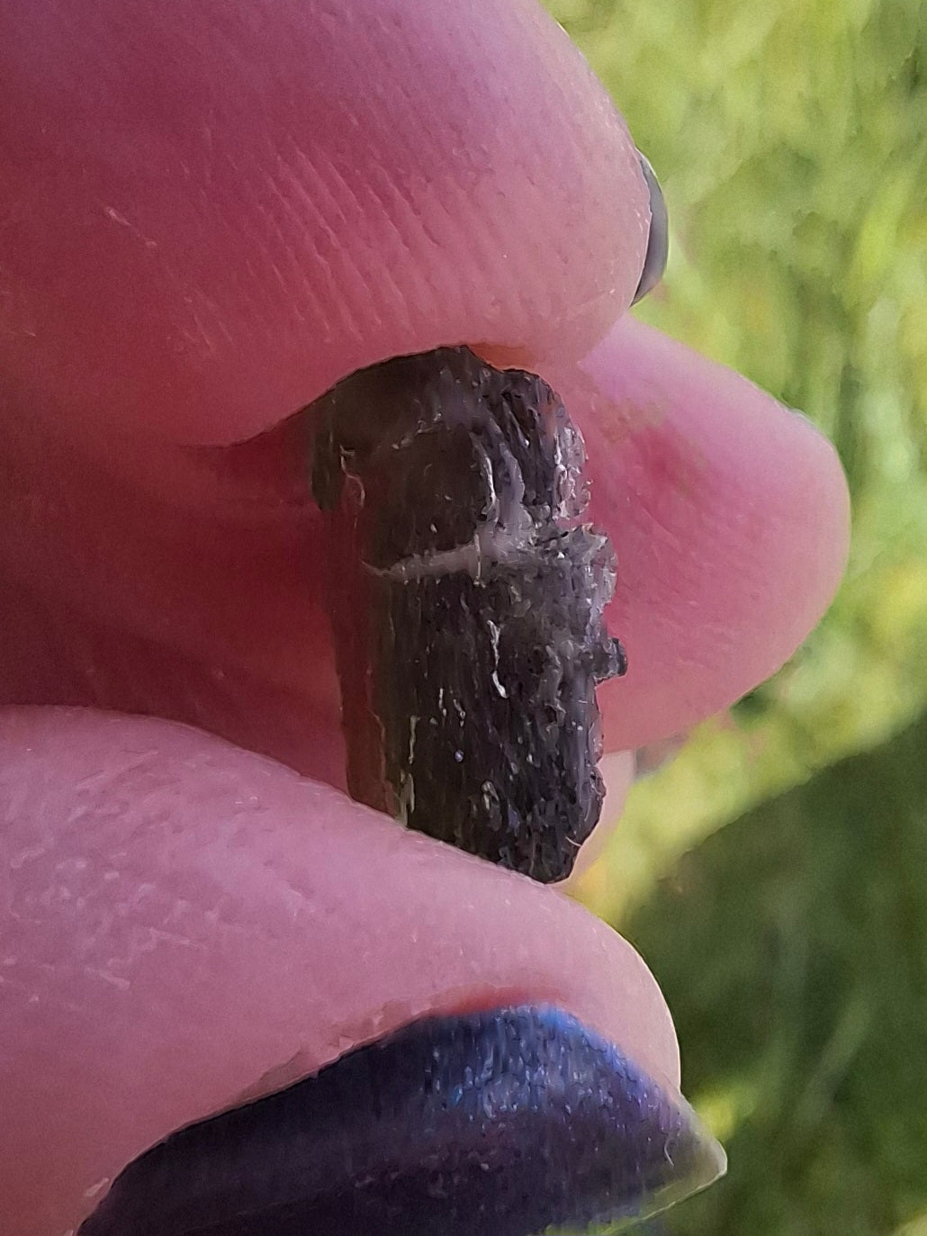 Moldavite Piece, 1.00g, Tektite (Ref: 1399)