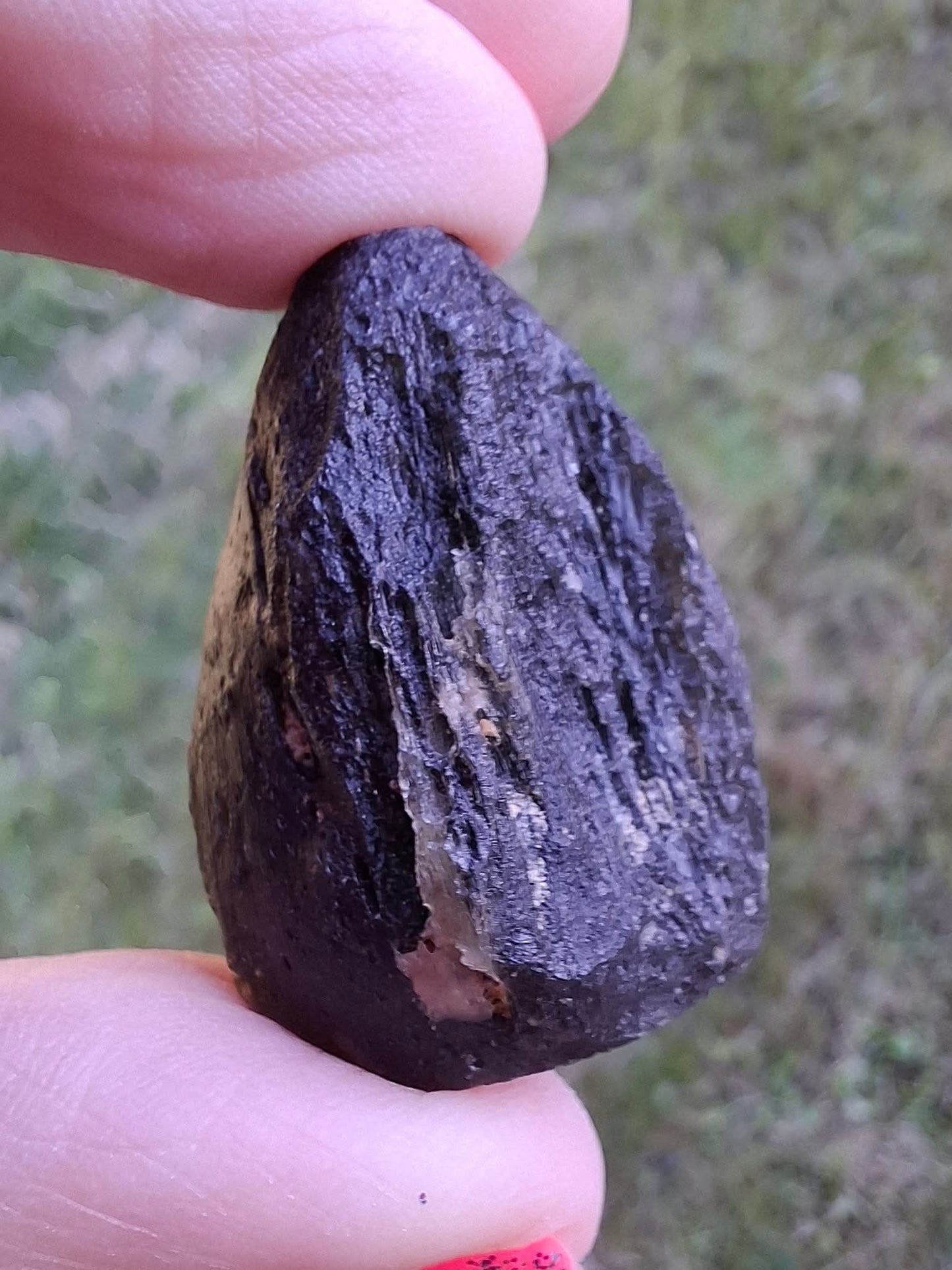 Moldavite Piece, JAKULE, 18.55g, Tektite (Ref: 1172)