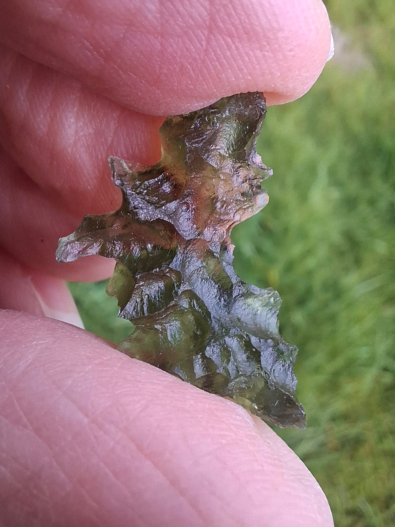 Moldavite Piece, JEZKOVNA BESEDNICE, 1.41g, Tektite (Ref: 1284)