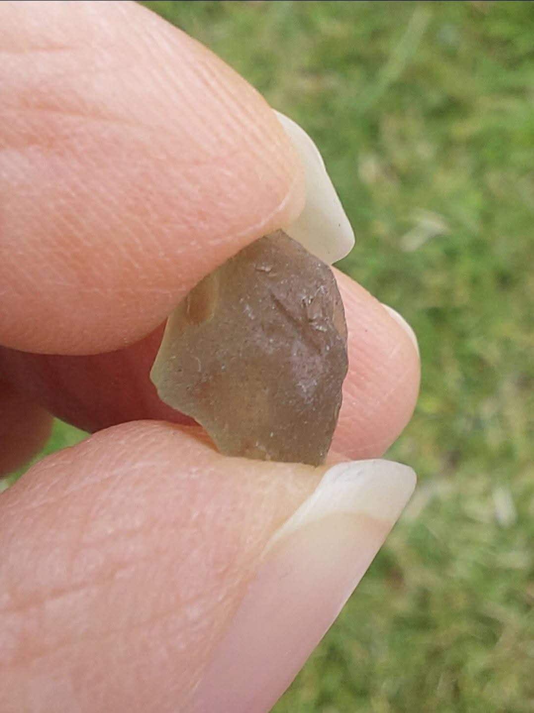 Moldavite Piece, 0.52g, Tektite (Ref: E226)
