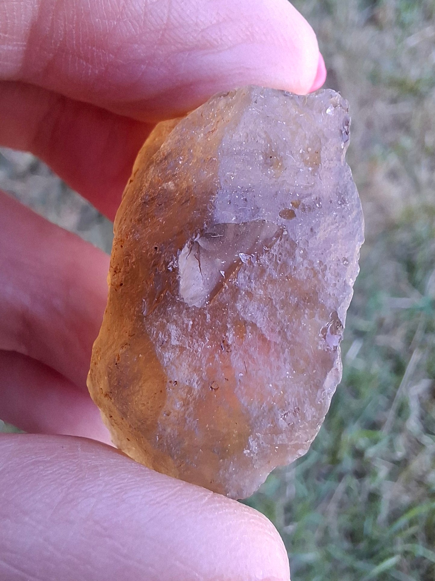 Libyan Desert Glass (darker) Piece, 11.69g, Tektite (Ref: L1366)