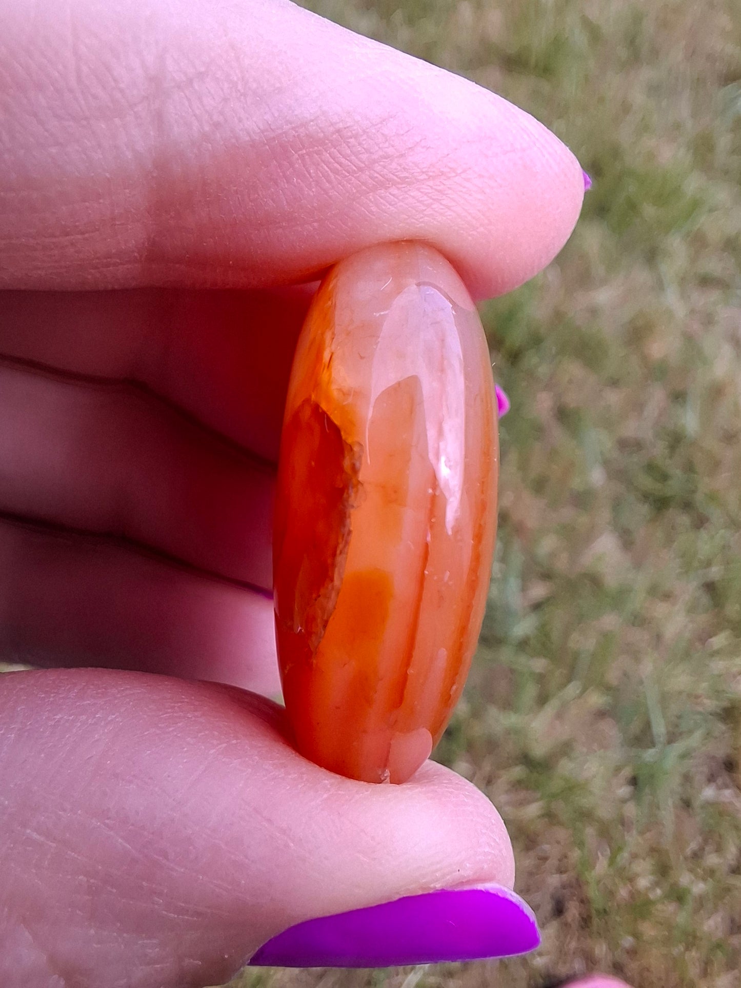 Carnelian, Tumble Stone, Crystal (Ref: T62)
