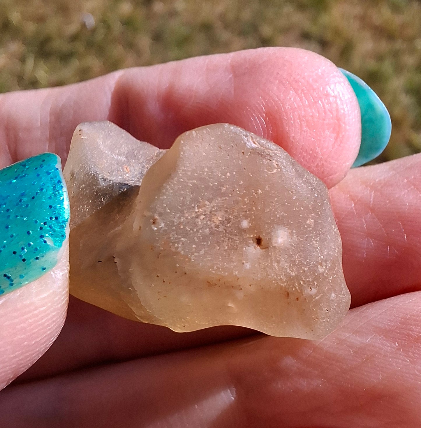Libyan Desert Glass Piece, 6.97g, Tektite